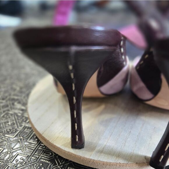 🐢 BCBGMaxAzria Pink High Heels with buckle. Size 6 great condition! - Picture 7 of 15